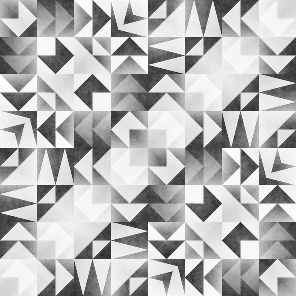 흑백 부족 완벽 한 패턴입니다. 아즈텍 스타일 추상적인 기하학적 예술 인쇄. — 스톡 사진