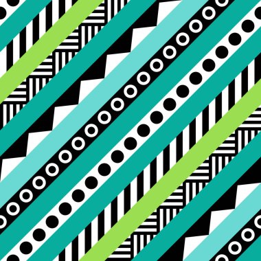 Retro renk seamless modeli. Süslü geometrik sanat baskı. Etnik hipster süs satırları zemin.