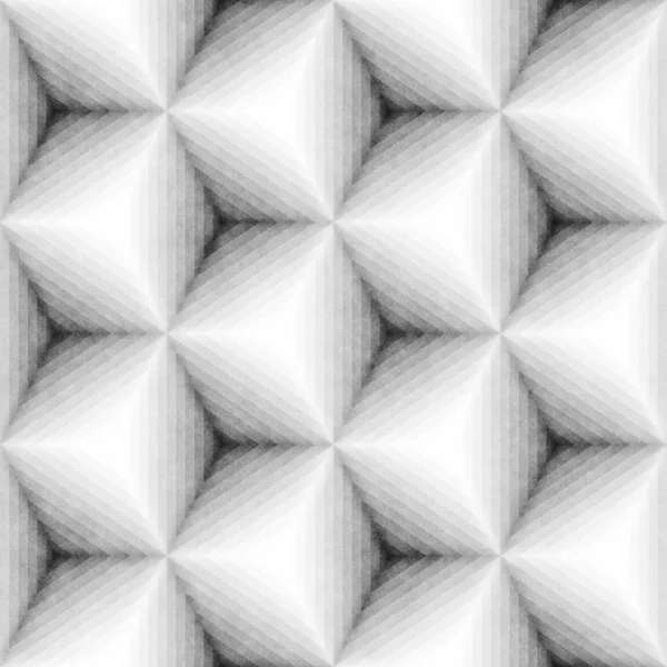 シームレスな白黒パターン。汚れた幾何学模様タイル. — ストック写真