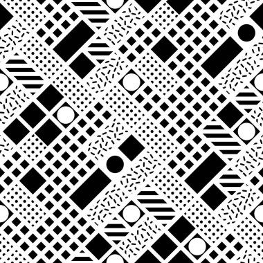 Fayans dekoratif geometrik şekiller. Tek renkli düzensiz desen