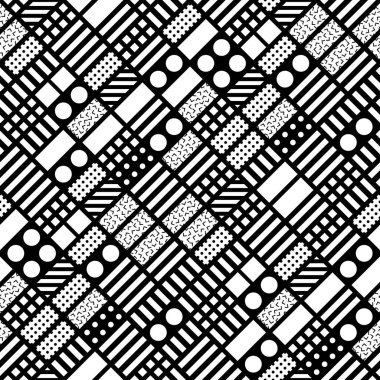 Fayans dekoratif geometrik şekiller. Tek renkli düzensiz desen