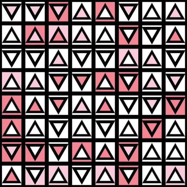 Decoratieve geometrische vormen plavuizen. Monochroom onregelmatig patroon — Stockfoto