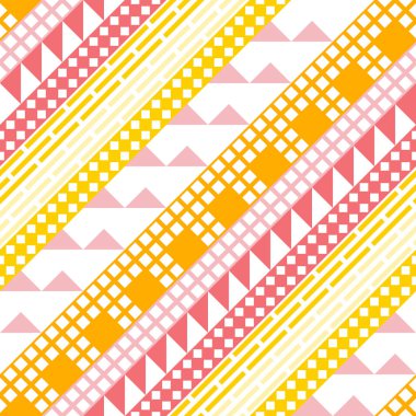 Retro renk seamless modeli. Süslü geometrik sanat baskı. Etnik hipster süs satırları zemin.