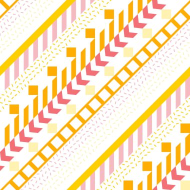 Retro renk seamless modeli. Süslü geometrik sanat baskı. Etnik hipster süs satırları zemin.