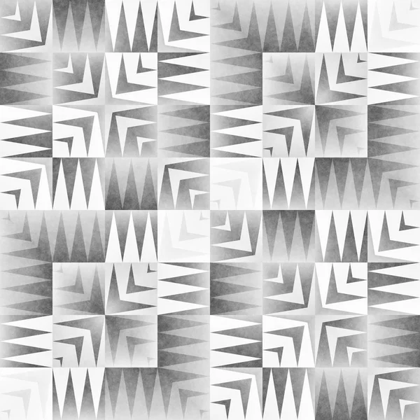 Fekete-fehér törzsi Seamless Pattern. Azték stílusú absztrakt, geometrikus Art Print. — Stock Fotó