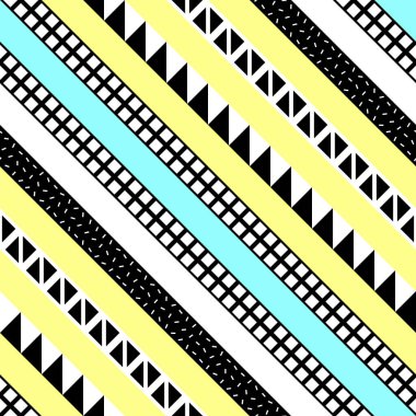 Retro renk seamless modeli. Süslü geometrik sanat baskı. Etnik hipster süs satırları zemin.