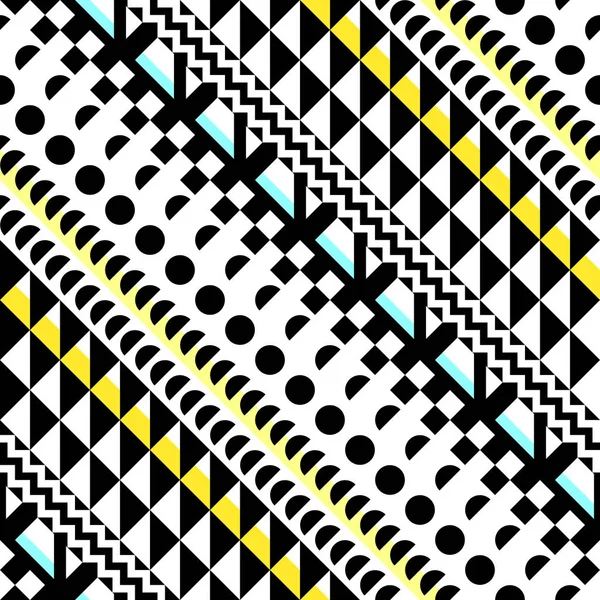 Retro renk seamless modeli. Süslü geometrik sanat baskı. Etnik hipster süs satırları zemin.