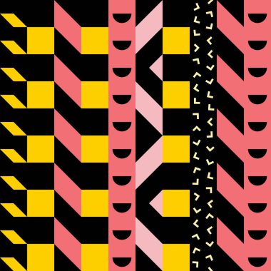 Retro renk seamless modeli. Süslü geometrik sanat baskı. Etnik hipster süs satırları zemin.