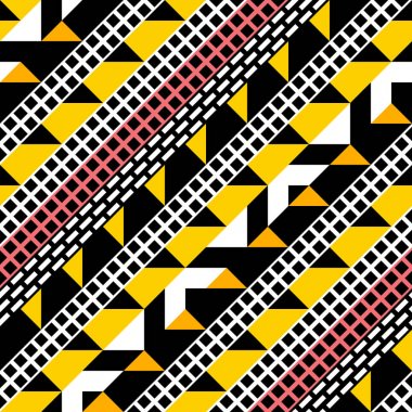 Retro renk seamless modeli. Süslü geometrik sanat baskı. Etnik hipster süs satırları zemin.