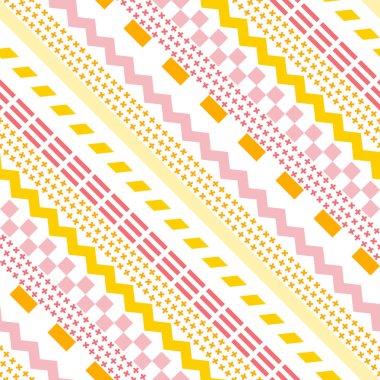 Retro renk seamless modeli. Süslü geometrik sanat baskı. Etnik hipster süs satırları zemin.