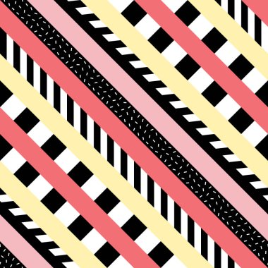 Retro renk seamless modeli. Süslü geometrik sanat baskı. Etnik hipster süs satırları zemin.