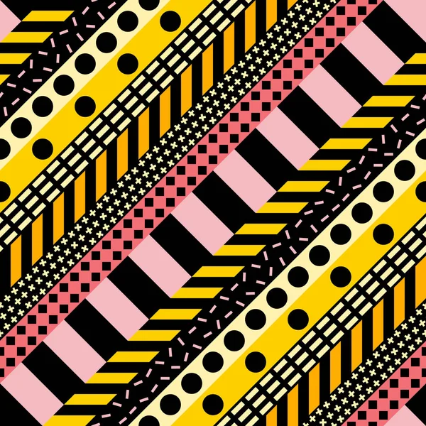 Retro renk seamless modeli. Süslü geometrik sanat baskı. Etnik hipster süs satırları zemin.