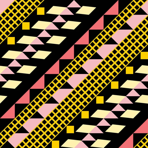 Retro renk seamless modeli. Süslü geometrik sanat baskı. Etnik hipster süs satırları zemin.