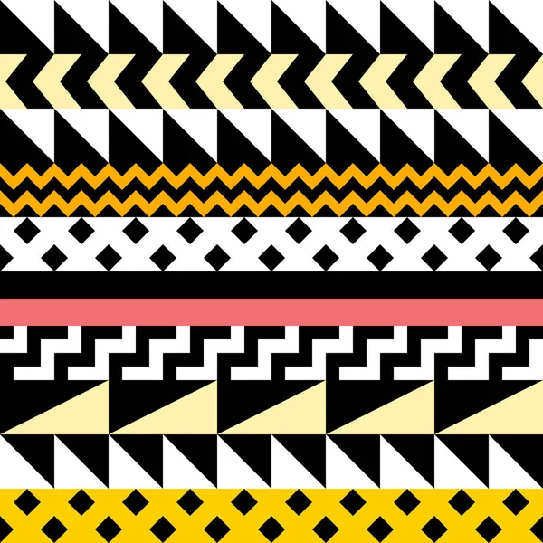 Retro renk seamless modeli. Süslü geometrik sanat baskı. Etnik hipster süs satırları zemin.