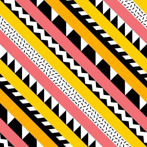 Retro renk seamless modeli. Süslü geometrik sanat baskı. Etnik hipster süs satırları zemin.