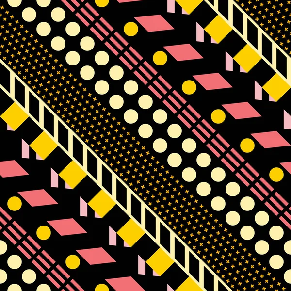 Retro renk seamless modeli. Süslü geometrik sanat baskı. Etnik hipster süs satırları zemin.