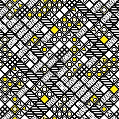 Fayans dekoratif geometrik şekiller. Tek renkli düzensiz. Arka plan. Sanatsal dekoratif süs kafes