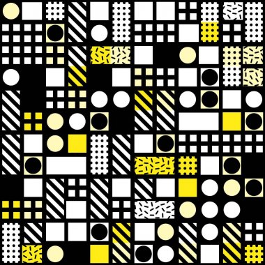 Fayans dekoratif geometrik şekiller. Tek renkli düzensiz. Arka plan. Sanatsal dekoratif süs kafes