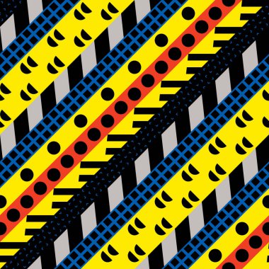 Retro renk seamless modeli. Süslü geometrik sanat baskı. Etnik hipster süs satırları zemin.