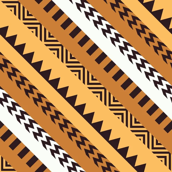 Etnik kabile Seamless modeli. Geometrik süs illüstrasyon. Dekoratif şık doku
