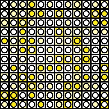 Fayans dekoratif geometrik şekiller. Tek renkli düzensiz desen