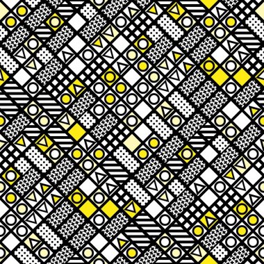 Fayans dekoratif geometrik şekiller. Tek renkli düzensiz. Arka plan. Sanatsal dekoratif süs kafes