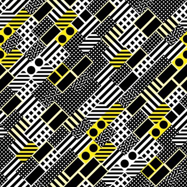 Fayans dekoratif geometrik şekiller. Tek renkli düzensiz. Arka plan. Sanatsal dekoratif süs kafes