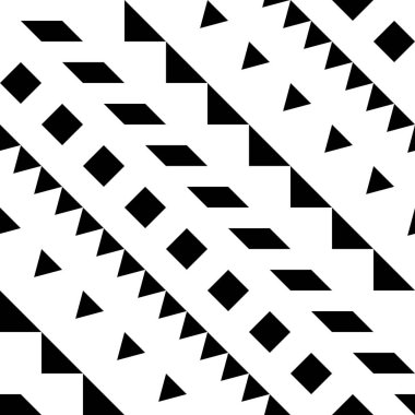 Etnik kabile Seamless modeli. Geometrik süs illüstrasyon. Dekoratif şık doku