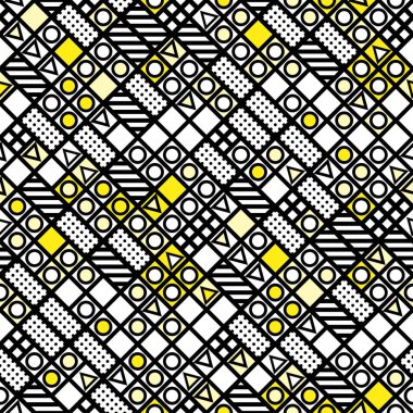 Fayans dekoratif geometrik şekiller. Tek renkli düzensiz. Arka plan. Sanatsal dekoratif süs kafes