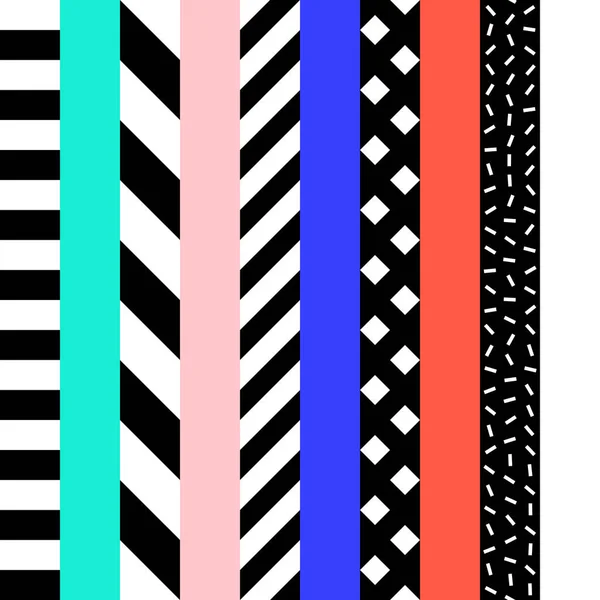 Retro barevné bezešvé vzor. Moderní abstraktní geometrické umění tisku. Etnické bokovky ornamentální linie, nejčastěji pozadí. — Stock fotografie