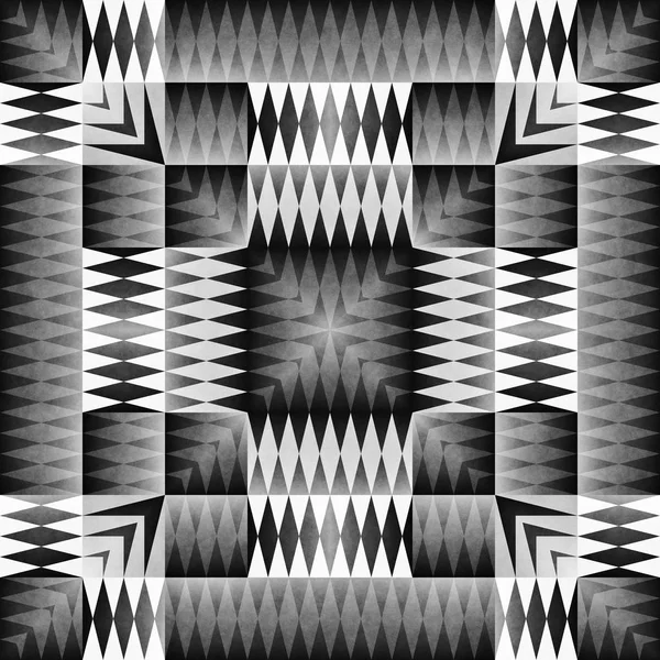Etnik kabile Seamless modeli. Geometrik süs illüstrasyon. Siyah ve beyaz şık doku — Stok fotoğraf