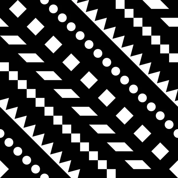 Etniske stammeløse mønster. Geometrisk Ornamental illustration. Dekorativ stilfuld tekstur - Stock-foto