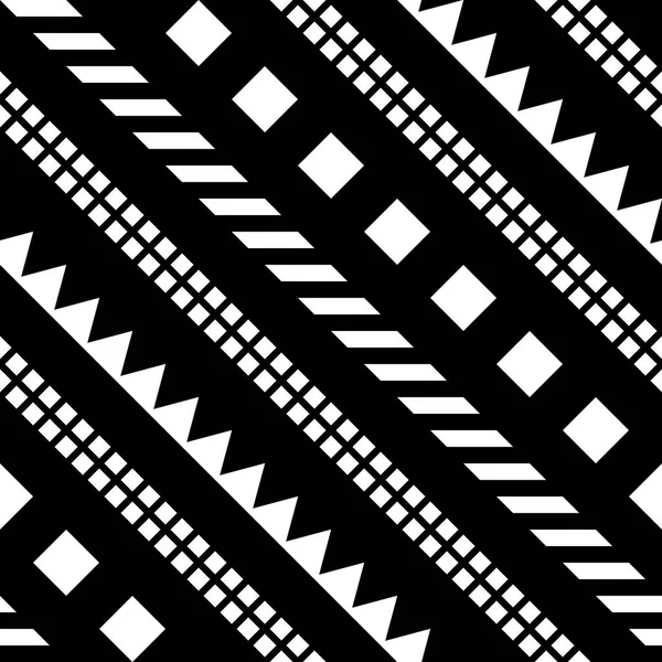 Patrón étnico tribal sin costura. Ilustración ornamental geométrica. Textura decorativa con estilo —  Fotos de Stock