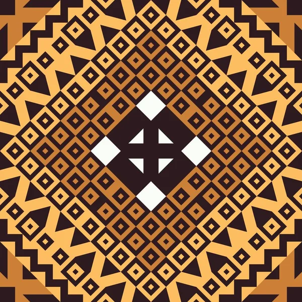 Etnik kabile Seamless modeli. Geometrik süs illüstrasyon. Dekoratif şık doku