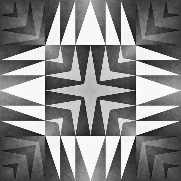 Етнічний безшовний візерунок племені. Геометрична декоративна ілюстрація. Чорно-біла стильна текстура — стокове фото