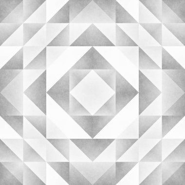 Tek renkli kabile Seamless modeli. Aztek stil soyut geometrik Sanat Yazdır.