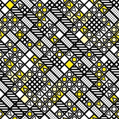 Fayans dekoratif geometrik şekiller. Tek renkli düzensiz. Arka plan. Sanatsal dekoratif süs kafes