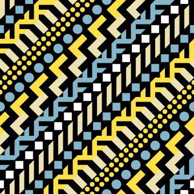Retro renk seamless modeli. Süslü geometrik sanat baskı. Etnik hipster süs satırları zemin.
