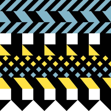 Retro renk seamless modeli. Süslü geometrik sanat baskı. Etnik hipster süs satırları zemin.