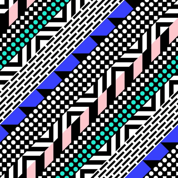 Retro renk seamless modeli. Süslü geometrik sanat baskı. Etnik hipster süs satırları zemin.