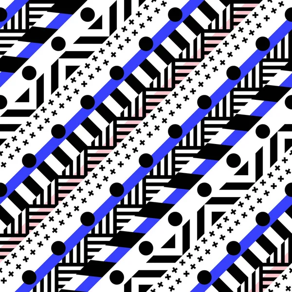 Retro renk seamless modeli. Süslü geometrik sanat baskı. Etnik hipster süs satırları zemin.