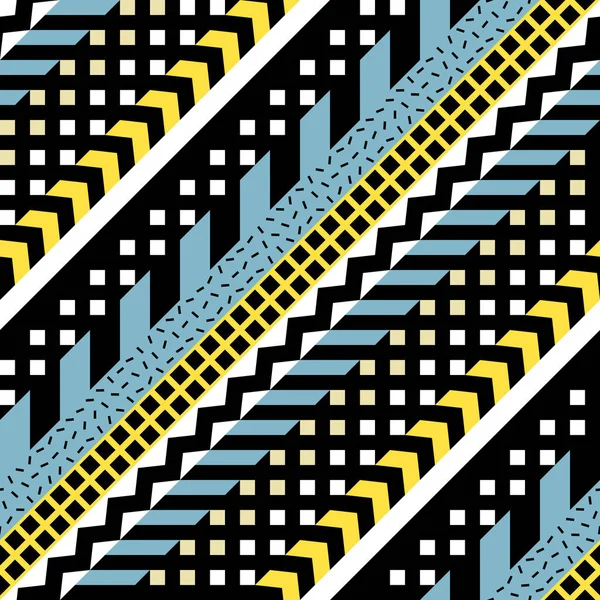 Retro renk seamless modeli. Süslü geometrik sanat baskı. Etnik hipster süs satırları zemin.