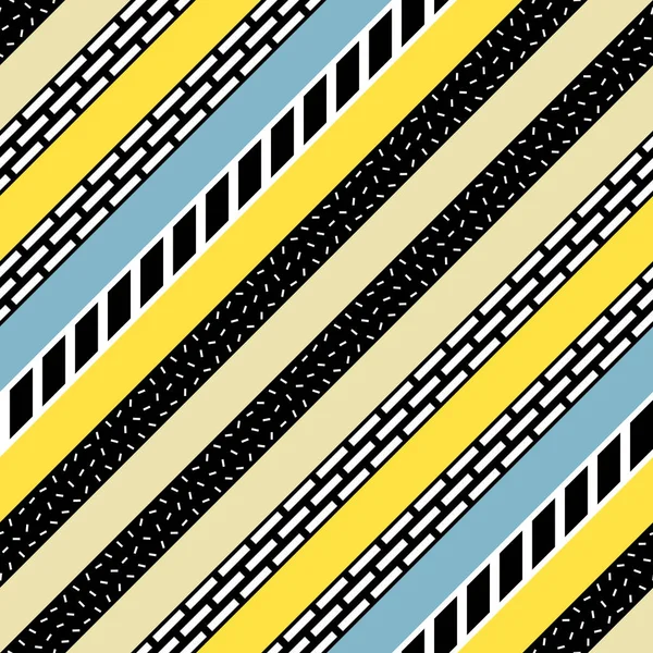 Retro färg sömlösa mönster. Fancy abstrakt geometrisk konst ut. Etniska hipster prydnadsväxter linjer bakgrund. — Stockfoto