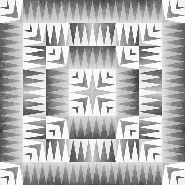 Patrón Tribal Monocromo sin costura. Estilo Arte geométrico abstracto Imprimir . —  Fotos de Stock