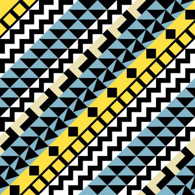 Retro renk seamless modeli. Süslü geometrik sanat baskı. Etnik hipster süs satırları zemin.