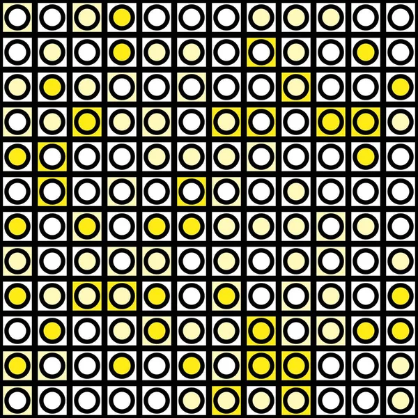 Dekoratív geometriai alakzatok csempe. Fekete-fehér szabálytalan mintázat. Absztrakt háttér. Művészeti dekoratív díszítő rács — Stock Fotó
