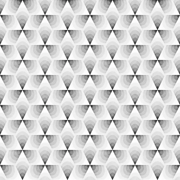 Motivo monocromatico senza cuciture. Grungy forme geometriche Tiling . — Foto Stock