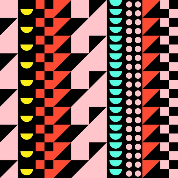 Retro renk seamless modeli. Süslü geometrik sanat baskı. Etnik hipster süs satırları zemin.