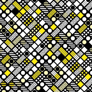 Fayans dekoratif geometrik şekiller. Tek renkli düzensiz. Arka plan. Sanatsal dekoratif süs kafes