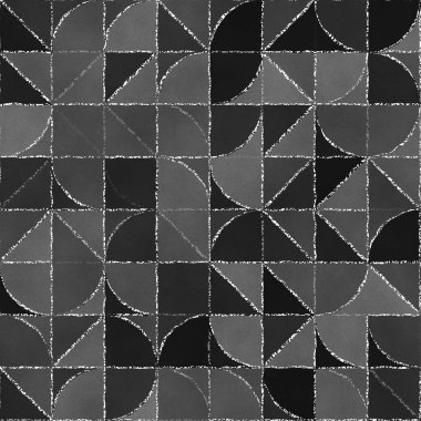 Yazı tahtası ile soyut geometrik arka plan